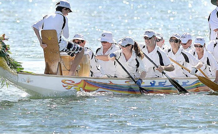 Karma comes the way of a new boat for the Hervey Bay Dragon Boat Club at Torquay. Karma comes the way of a new boat for the Hervey Bay Dragon Boat Club at Torquay.